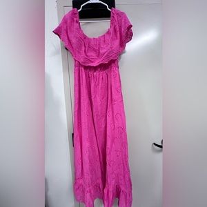 SheIn Maxi off shoulder dress